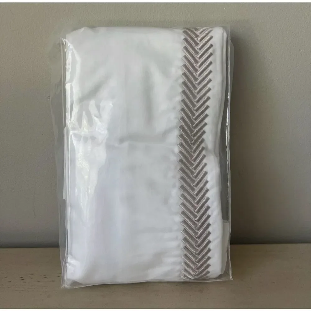 The Company Store Legends Hotel Hewett Taupe Egyptian Cotton Sateen Sham - King